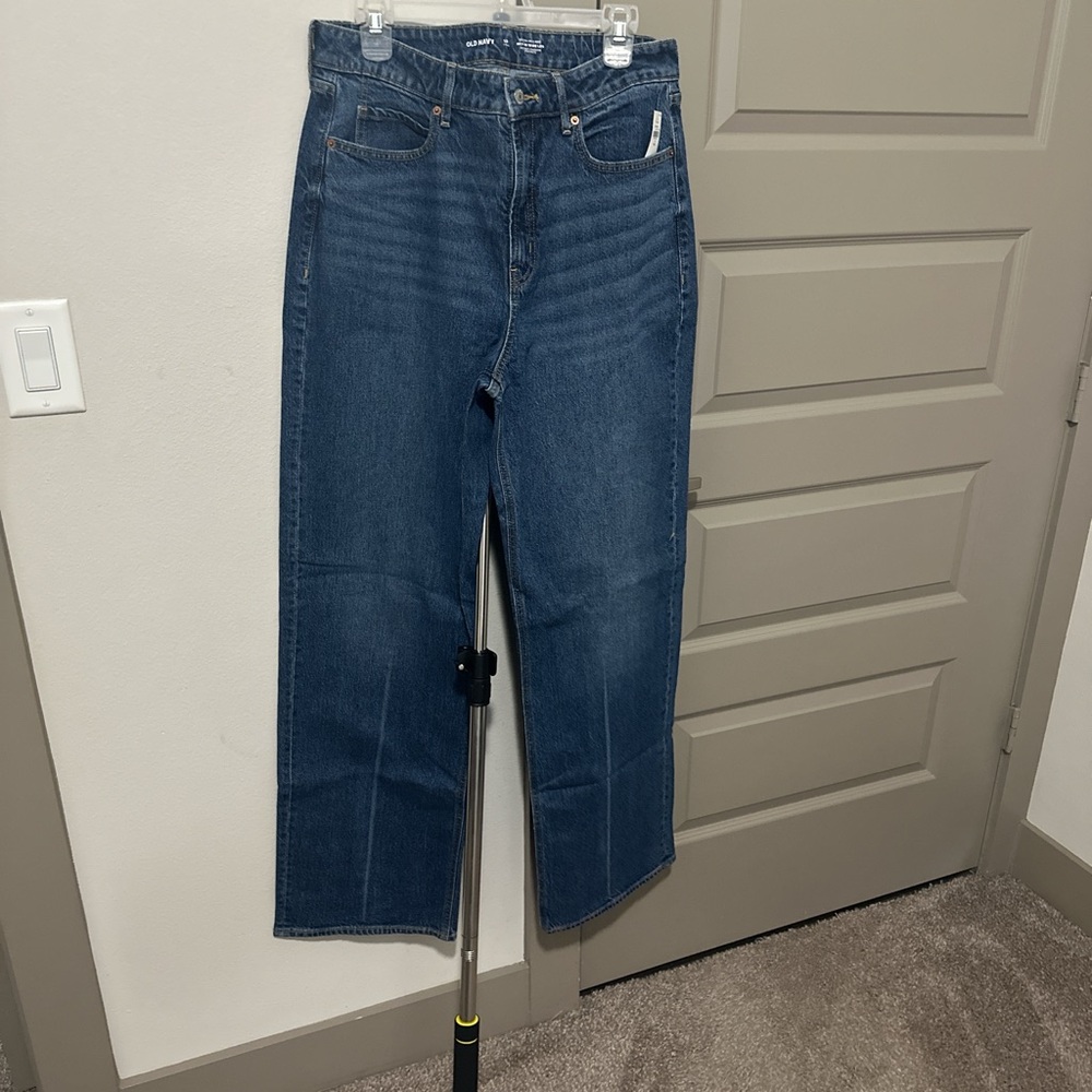 Old Navy Straight Leg Jeans - Deep Blue